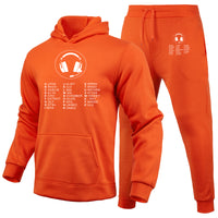 Thumbnail for Aviation Alphabet 3 Designed Hoodies & Sweatpants Set