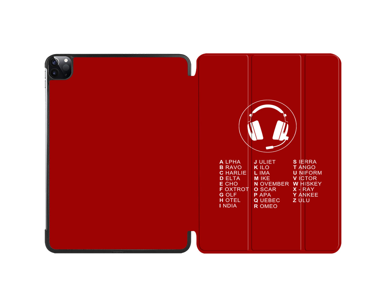 Aviation Alphabet 3 Designed iPad Cases