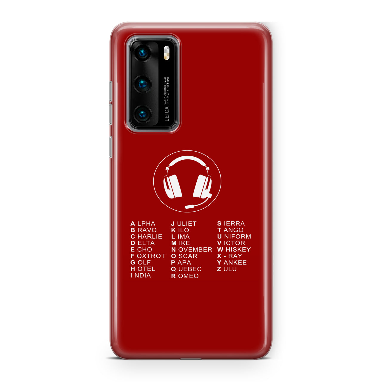 Aviation Alphabet 3 Designed Huawei Cases