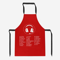 Thumbnail for Aviation Alphabet 3 Designed Kitchen Aprons