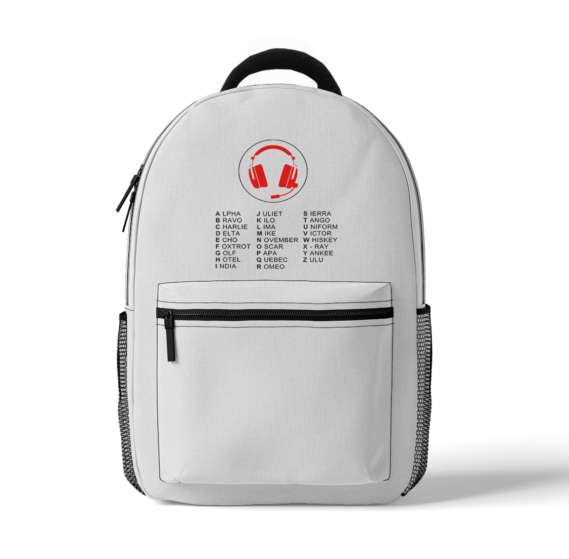 Aviation Alphabet 3 Designed 3D Backpacks