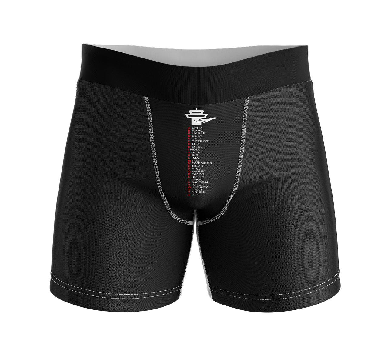 Aviation Alphabet Designed Men Boxers