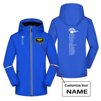 Thumbnail for Aviation Alphabet Designed Rain Coats & Jackets