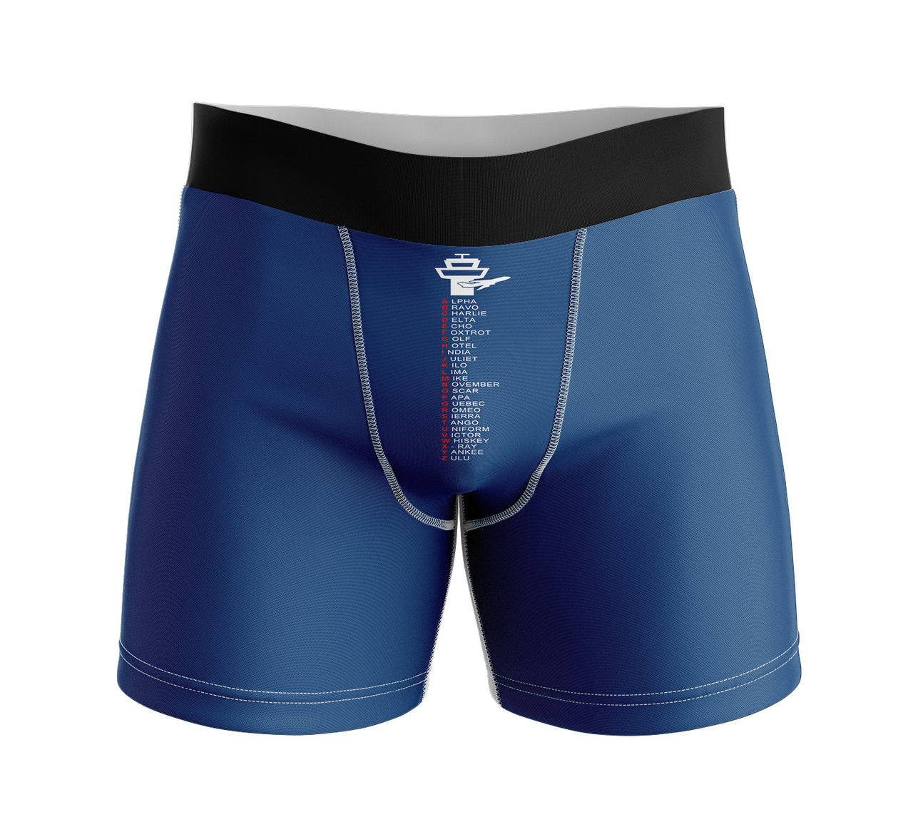 Aviation Alphabet Designed Men Boxers