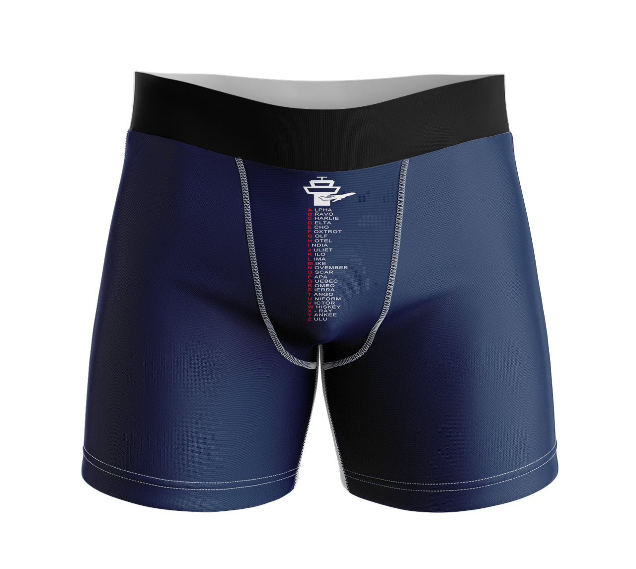 Aviation Alphabet Designed Men Boxers