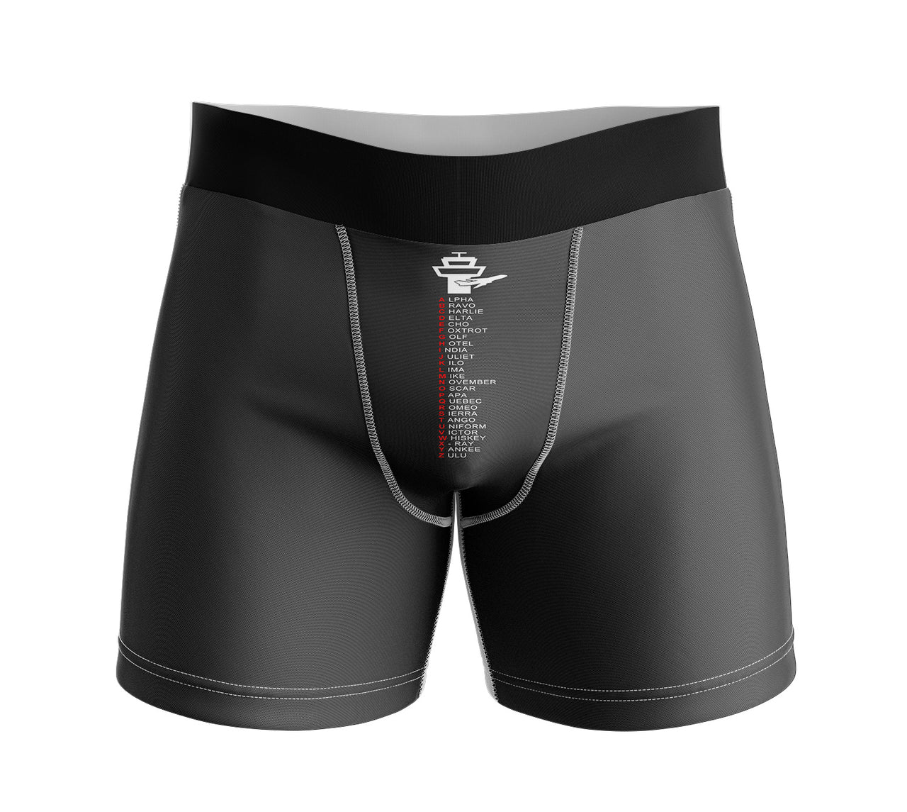 Aviation Alphabet Designed Men Boxers