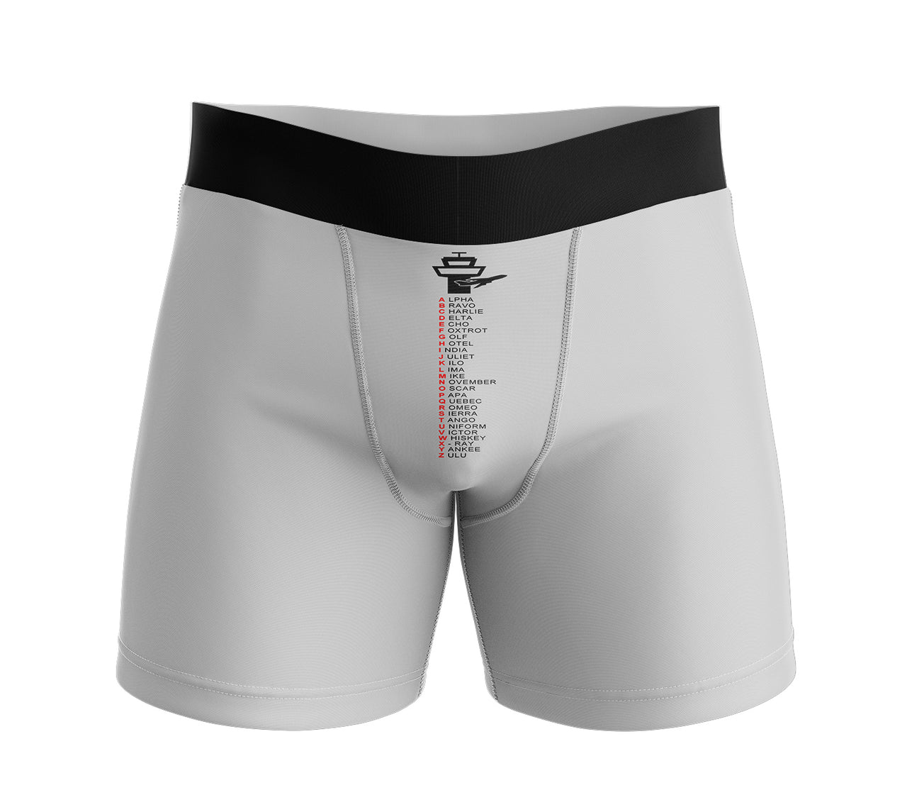 Aviation Alphabet Designed Men Boxers