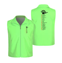 Thumbnail for Aviation Alphabet Designed Thin Style Vests