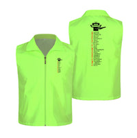 Thumbnail for Aviation Alphabet Designed Thin Style Vests