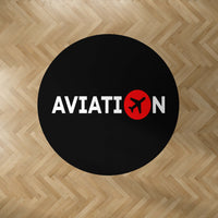 Thumbnail for Aviation Designed Carpet & Floor Mats (Round)