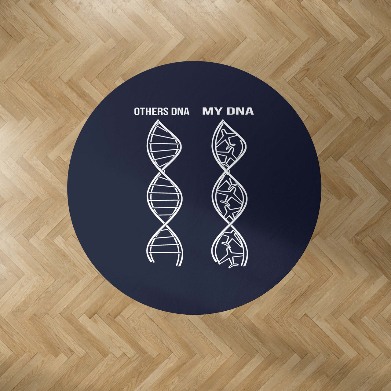 Aviation DNA Designed Carpet & Floor Mats (Round)