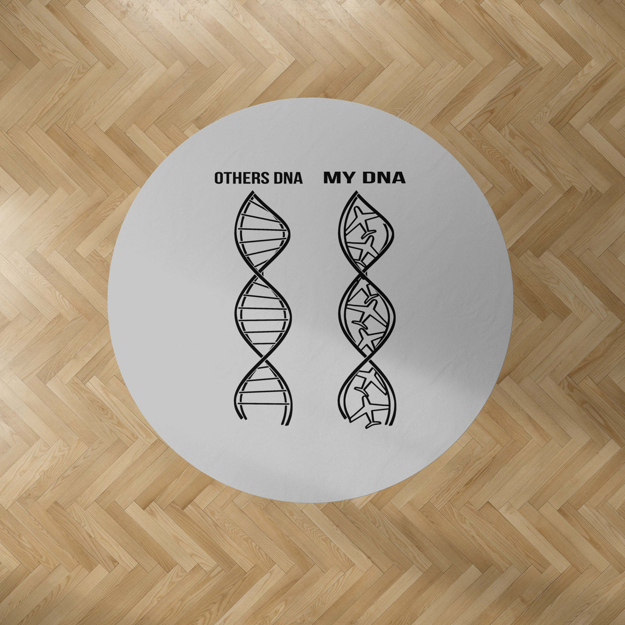 Aviation DNA Designed Carpet & Floor Mats (Round)