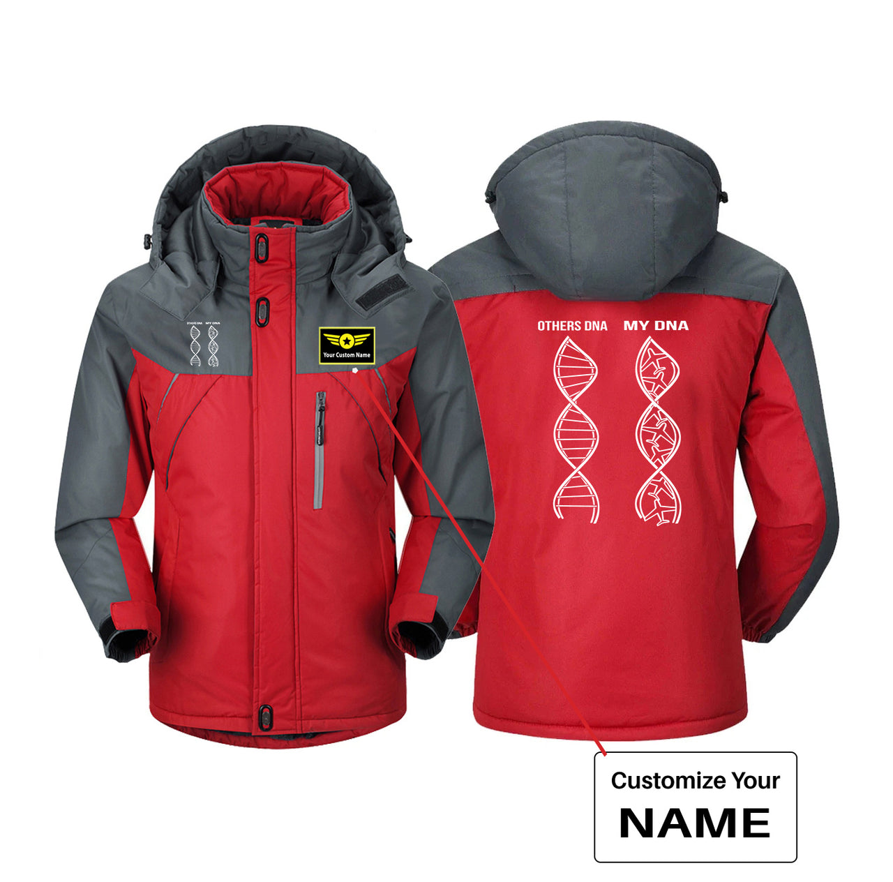 Aviation DNA Designed Thick Winter Jackets