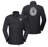 Thumbnail for Aviation Finger Print Designed Military Coats