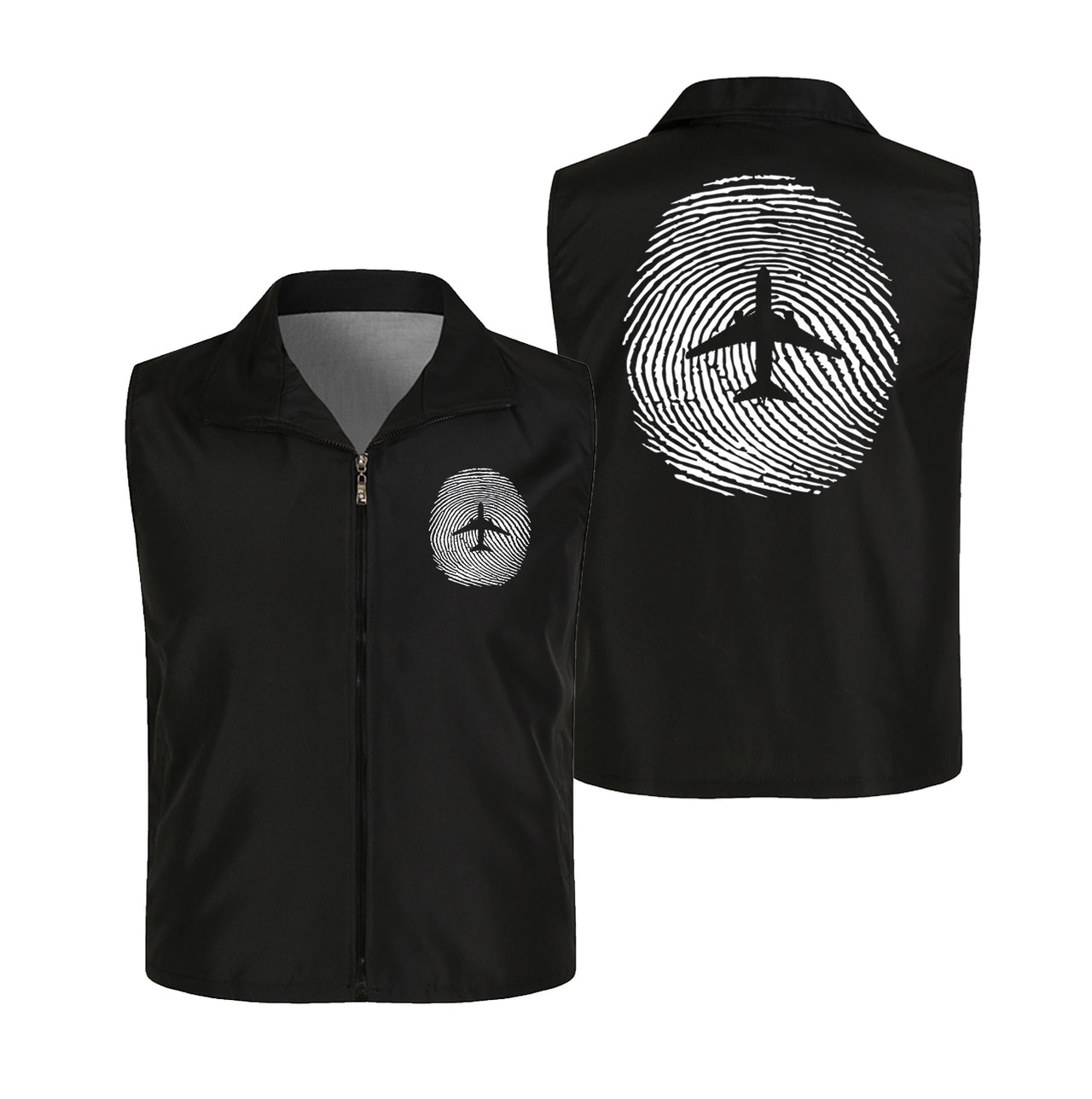 Aviation Finger Print Designed Thin Style Vests