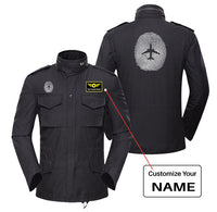 Thumbnail for Aviation Finger Print Designed Military Coats