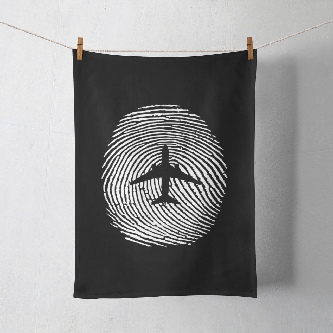Aviation Finger Print Designed Towels