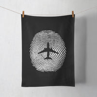 Thumbnail for Aviation Finger Print Designed Towels