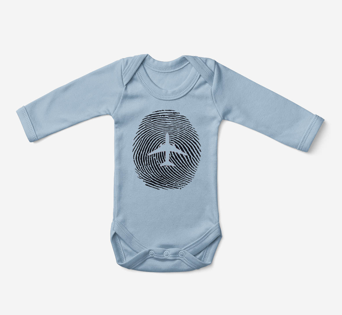 Aviation Finger Print Designed Baby Bodysuits