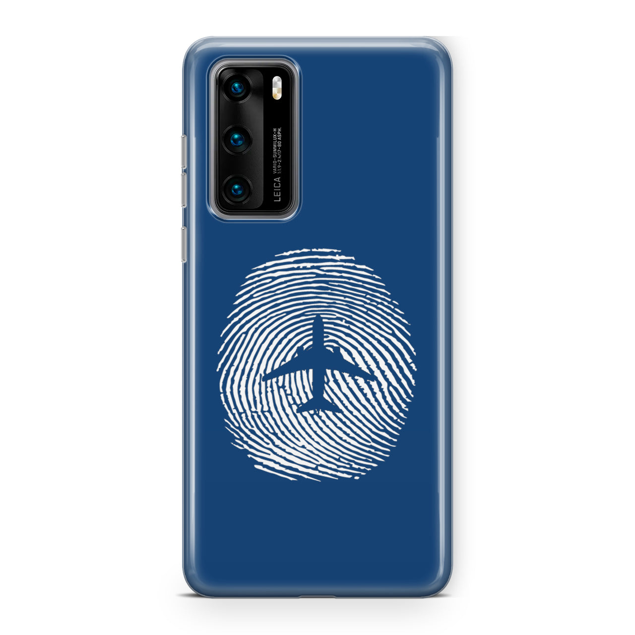 Aviation Finger Print Designed Huawei Cases