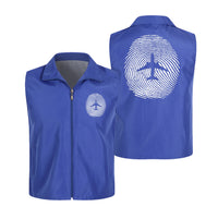 Thumbnail for Aviation Finger Print Designed Thin Style Vests