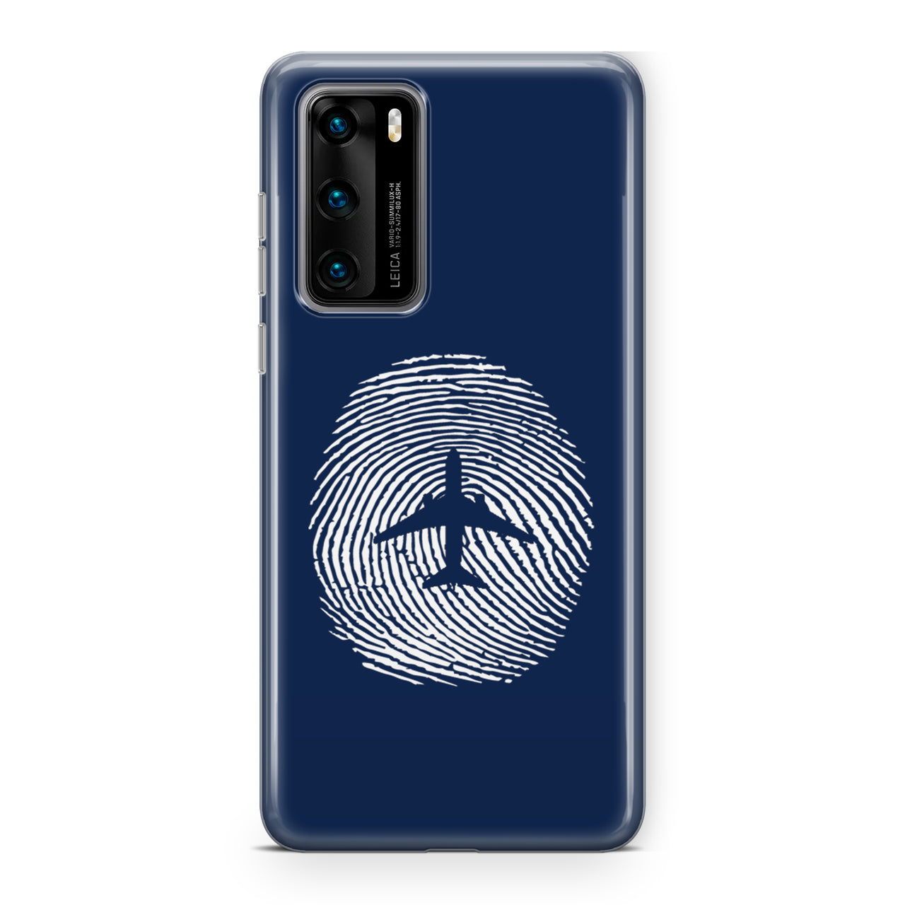 Aviation Finger Print Designed Huawei Cases