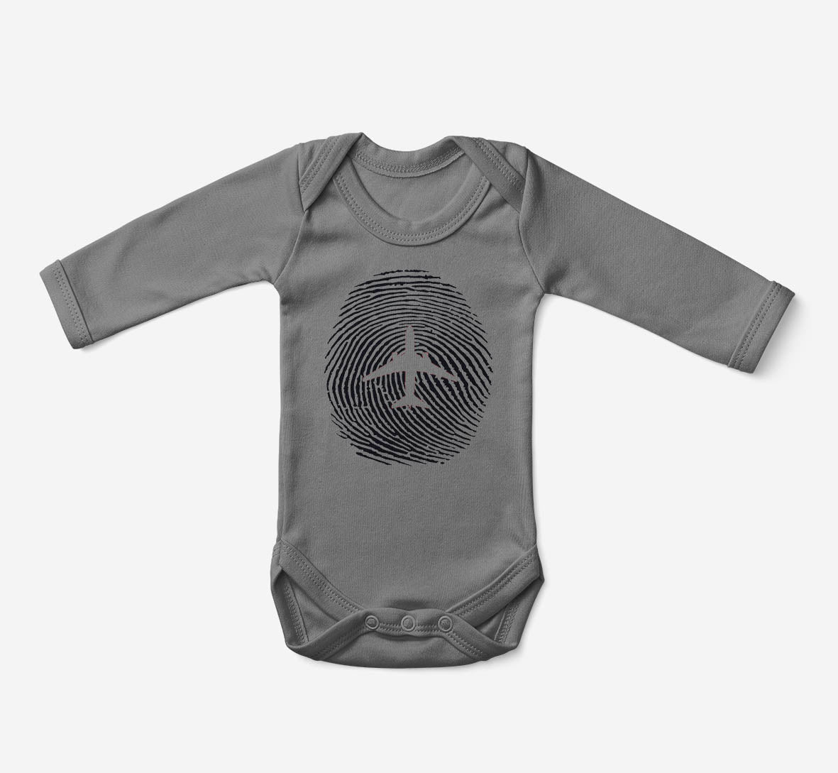 Aviation Finger Print Designed Baby Bodysuits