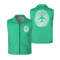 Thumbnail for Aviation Finger Print Designed Thin Style Vests