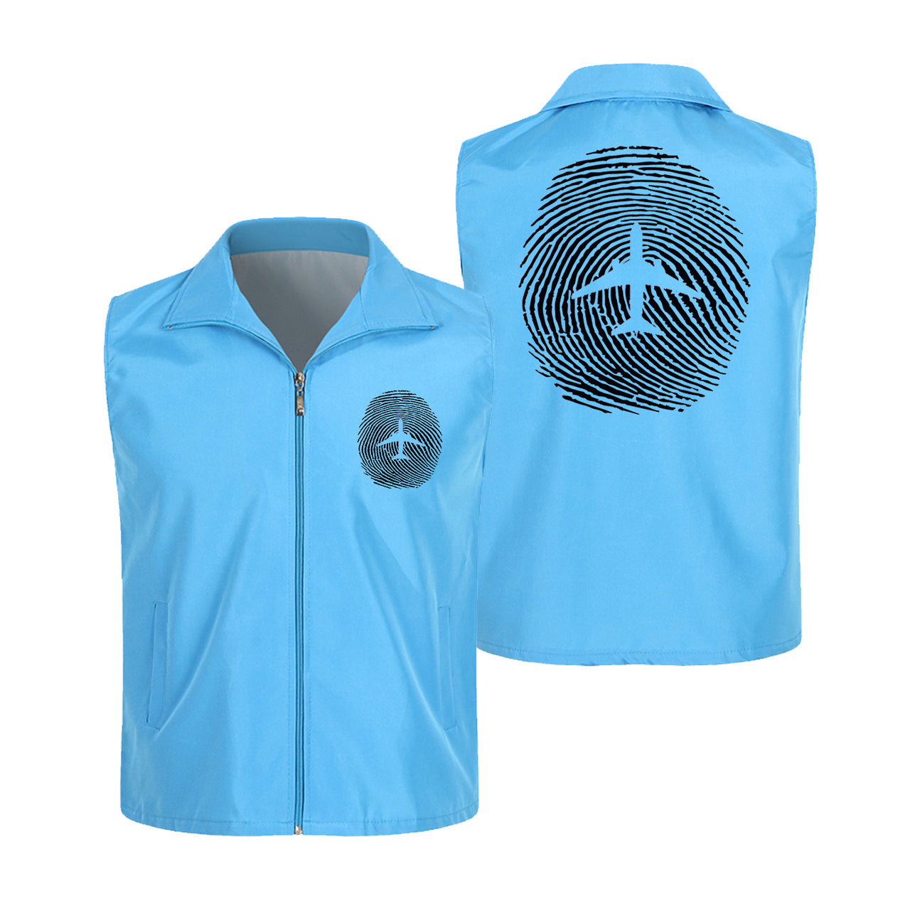 Aviation Finger Print Designed Thin Style Vests