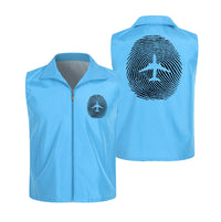 Thumbnail for Aviation Finger Print Designed Thin Style Vests