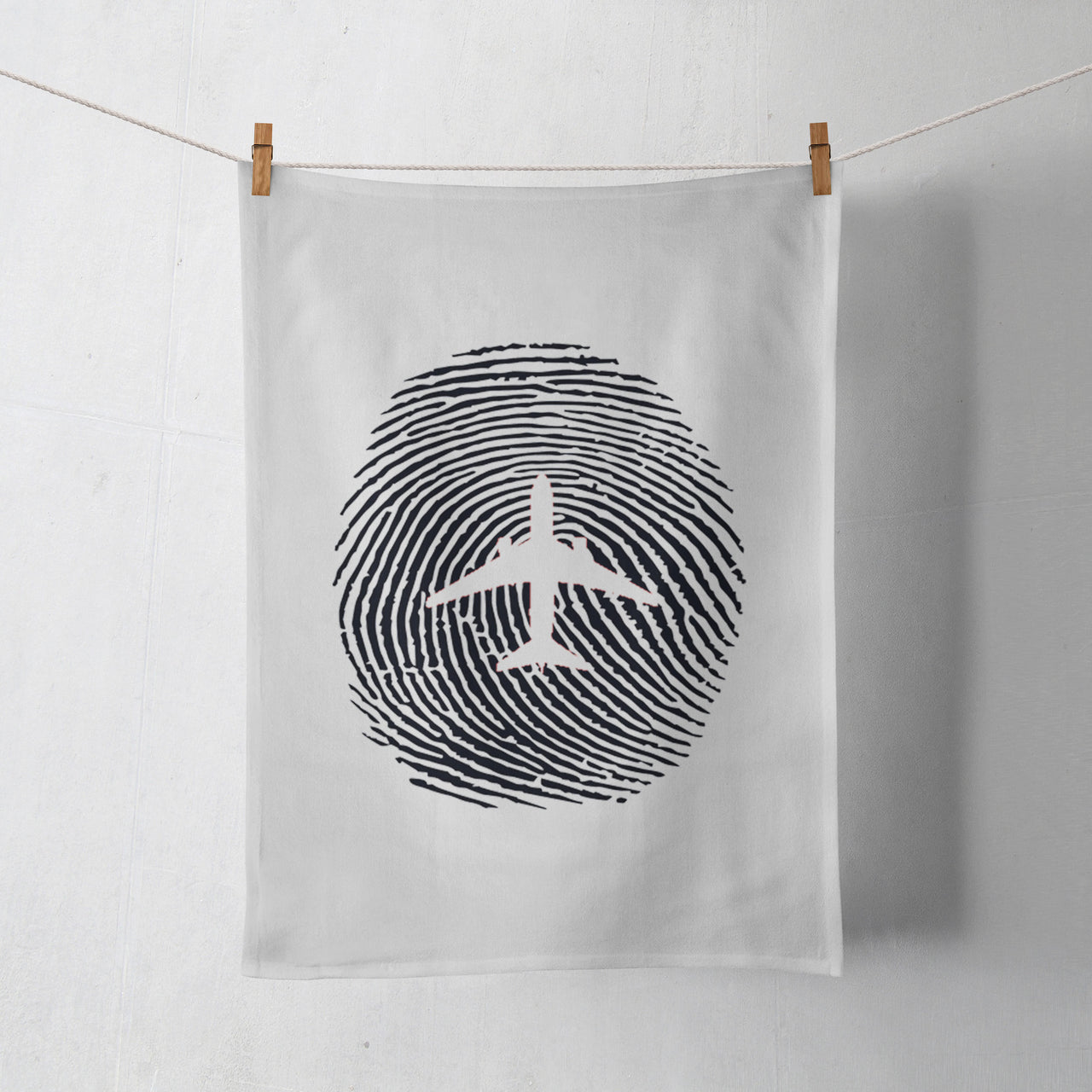 Aviation Finger Print Designed Towels