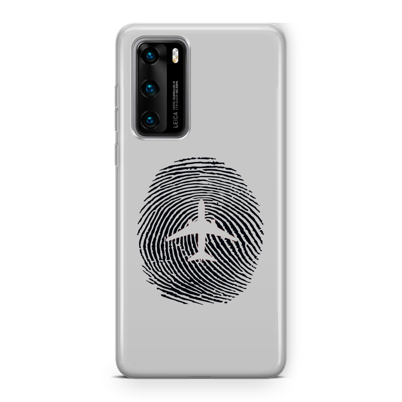 Aviation Finger Print Designed Huawei Cases