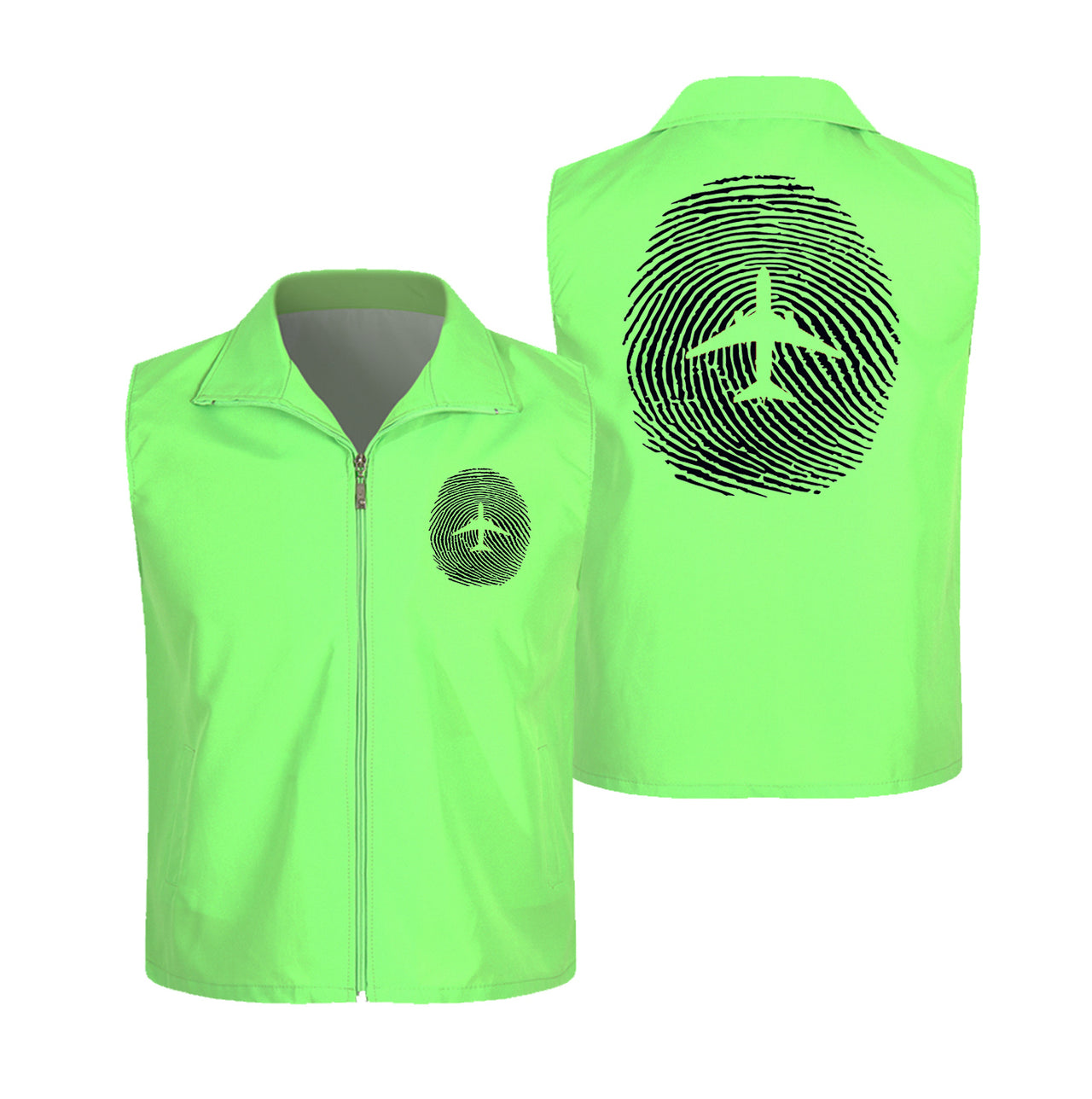 Aviation Finger Print Designed Thin Style Vests