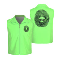 Thumbnail for Aviation Finger Print Designed Thin Style Vests