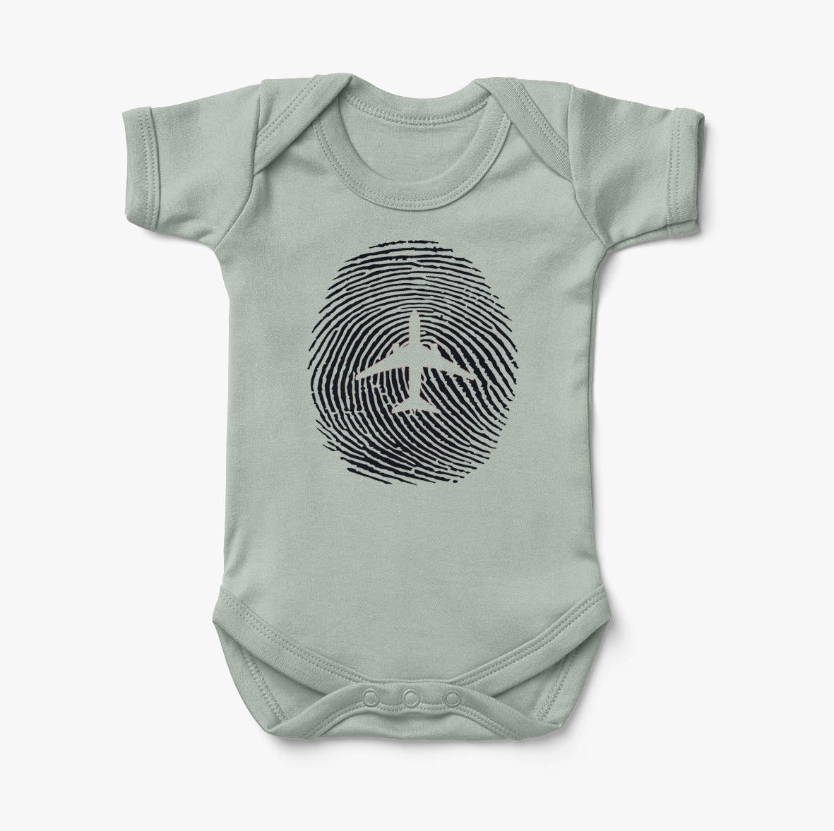 Aviation Finger Print Designed Baby Bodysuits