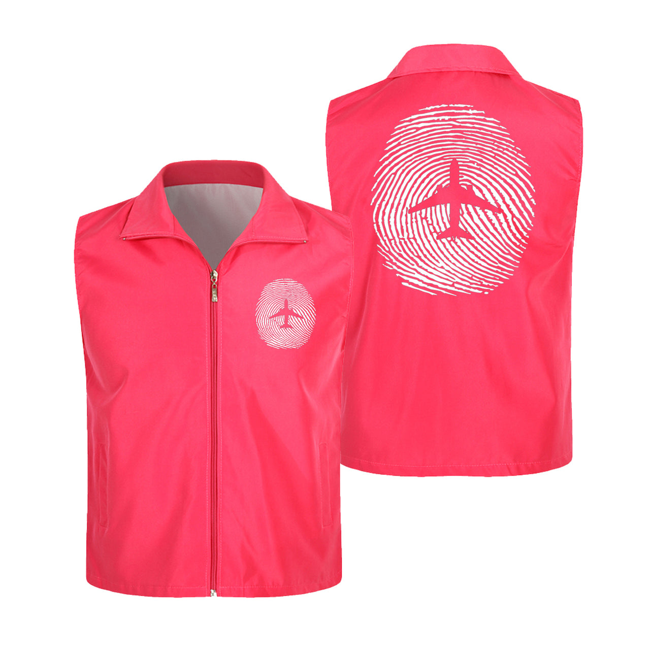 Aviation Finger Print Designed Thin Style Vests