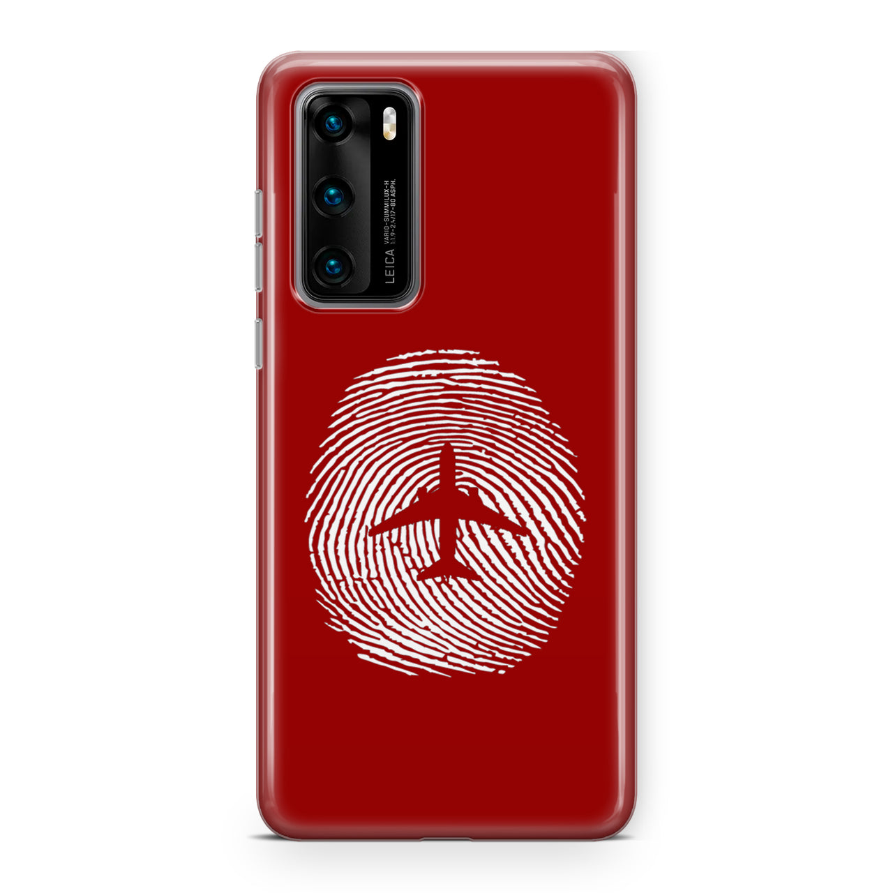 Aviation Finger Print Designed Huawei Cases