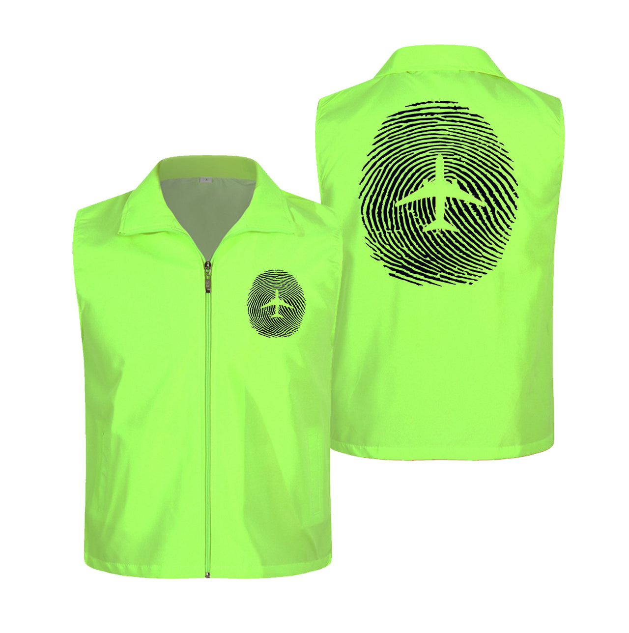 Aviation Finger Print Designed Thin Style Vests