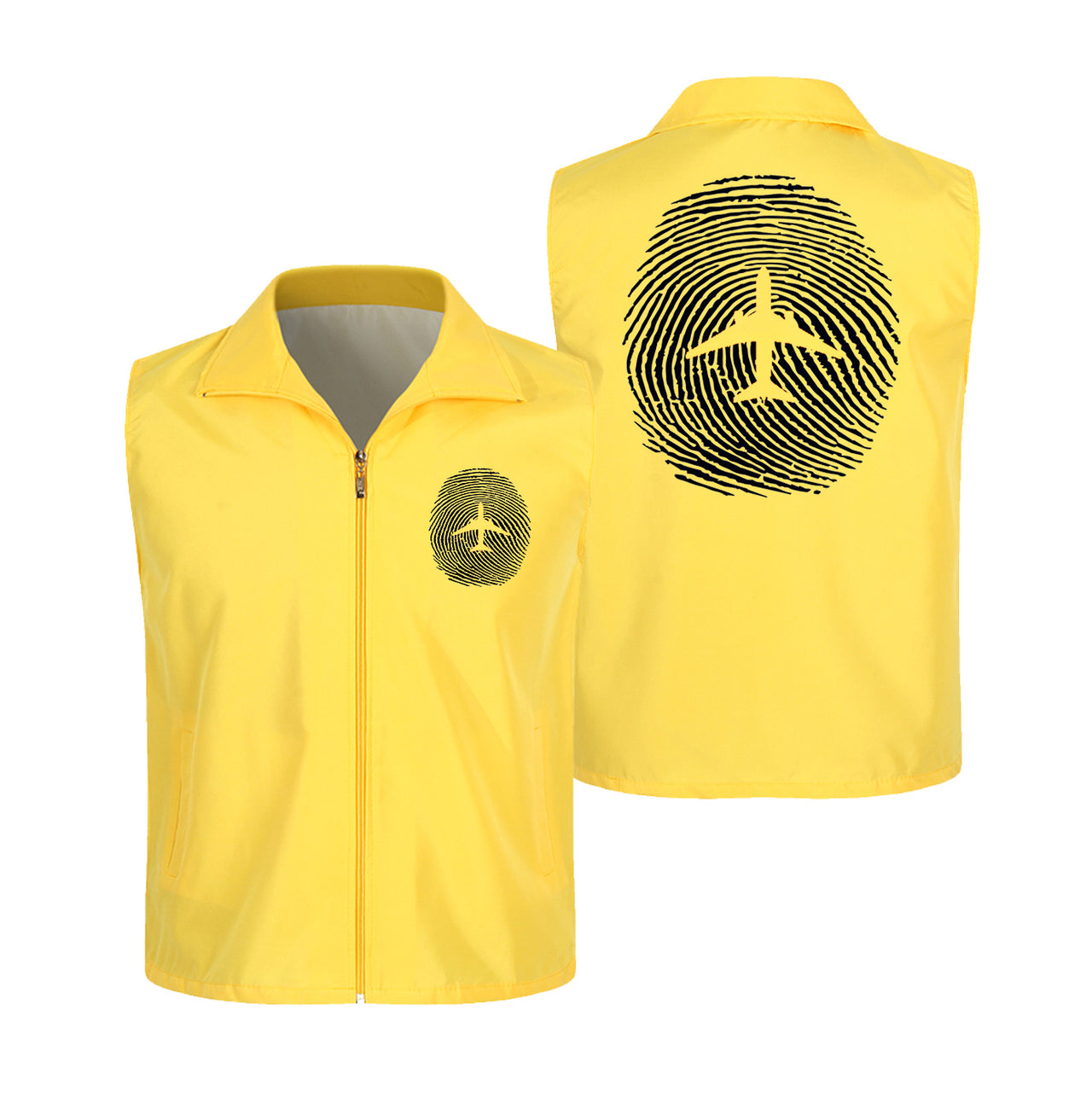 Aviation Finger Print Designed Thin Style Vests