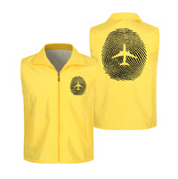 Thumbnail for Aviation Finger Print Designed Thin Style Vests