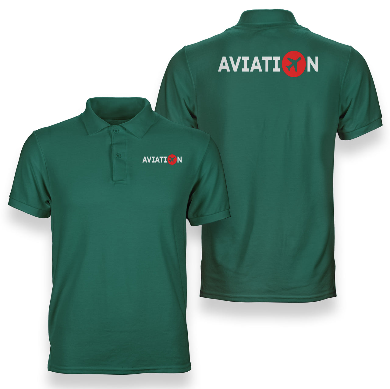 Aviation Designed Double Side Polo T Shirts