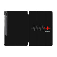 Thumbnail for Aviation Heartbeats Designed Samsung Tablet Cases