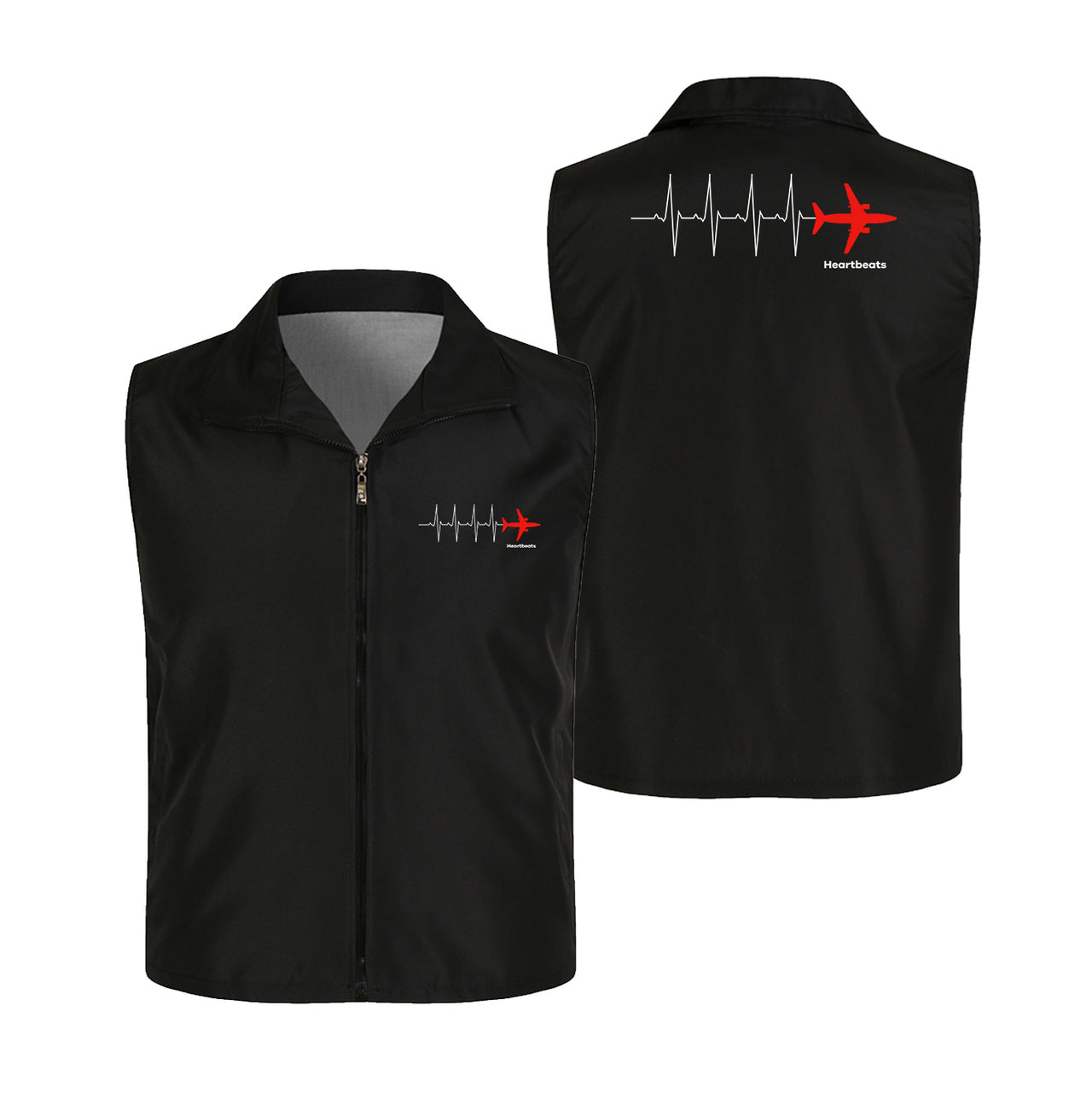 Aviation Heartbeats Designed Thin Style Vests