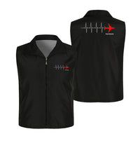 Thumbnail for Aviation Heartbeats Designed Thin Style Vests