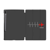 Thumbnail for Aviation Heartbeats Designed Samsung Tablet Cases