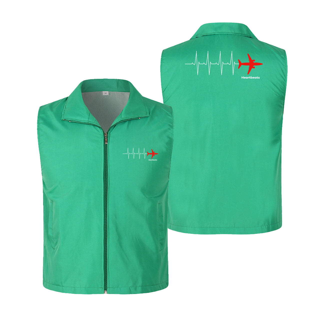 Aviation Heartbeats Designed Thin Style Vests