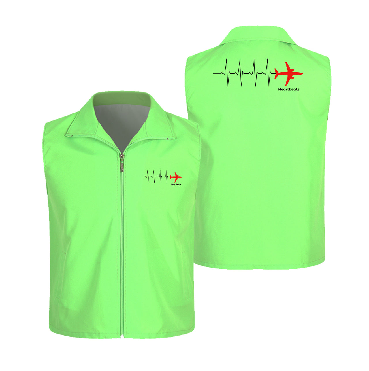 Aviation Heartbeats Designed Thin Style Vests