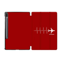 Thumbnail for Aviation Heartbeats Designed Samsung Tablet Cases