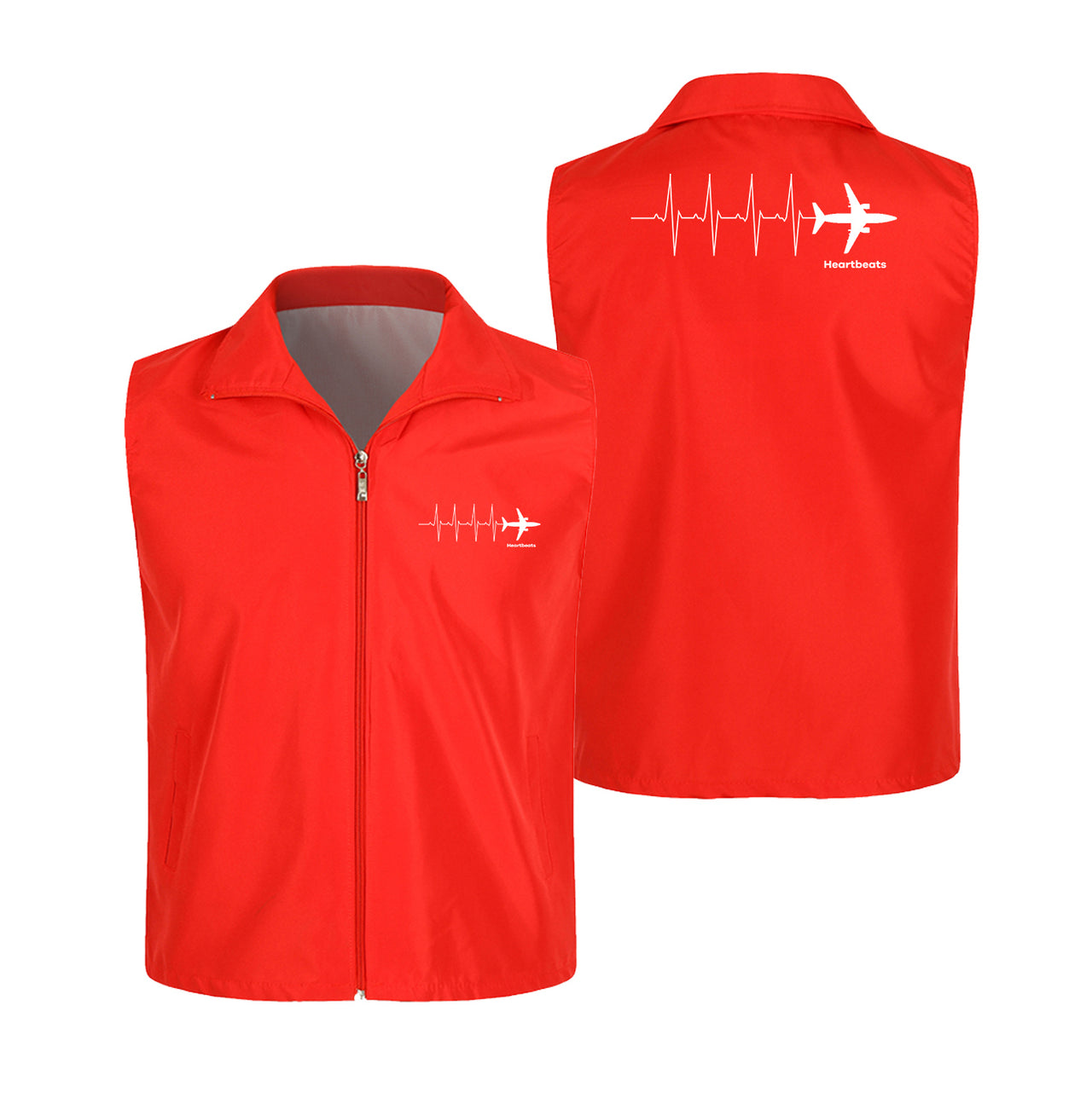 Aviation Heartbeats Designed Thin Style Vests