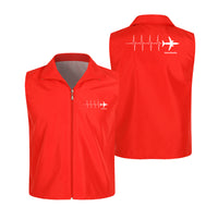 Thumbnail for Aviation Heartbeats Designed Thin Style Vests